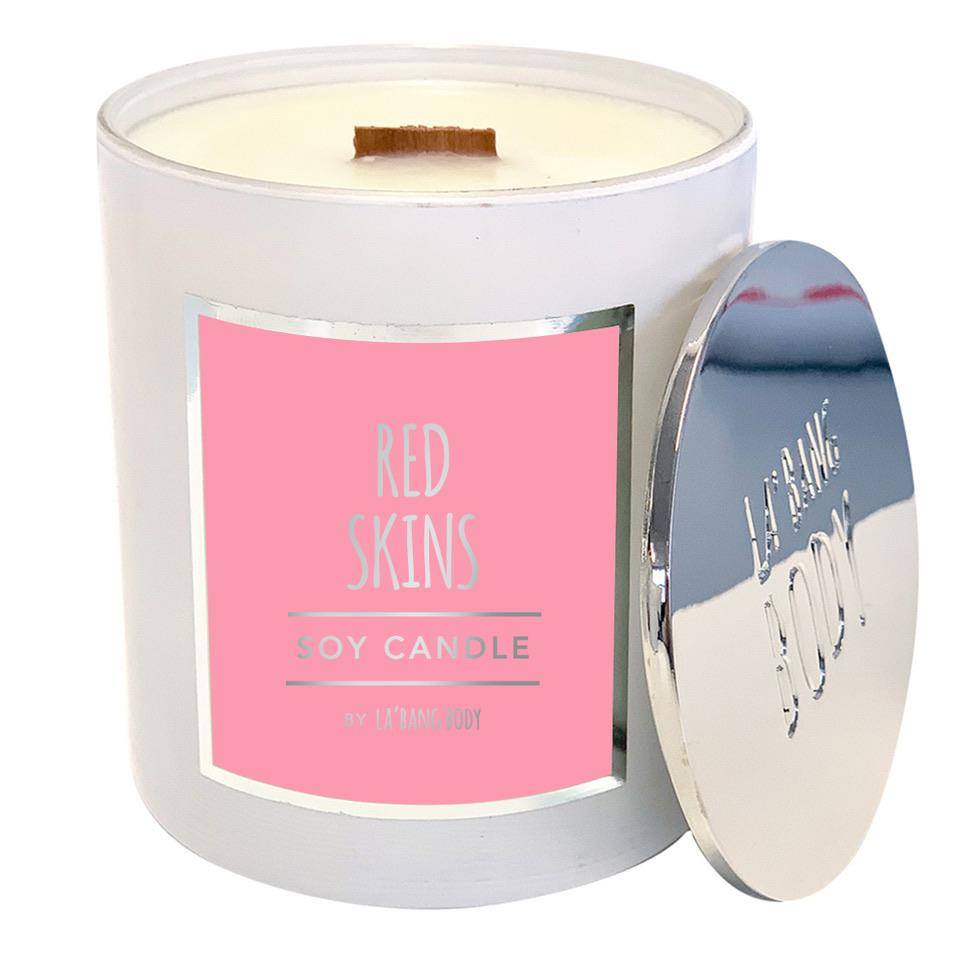 La&#39;Bang Body Wooden Wick Candle | Redskins Lollies