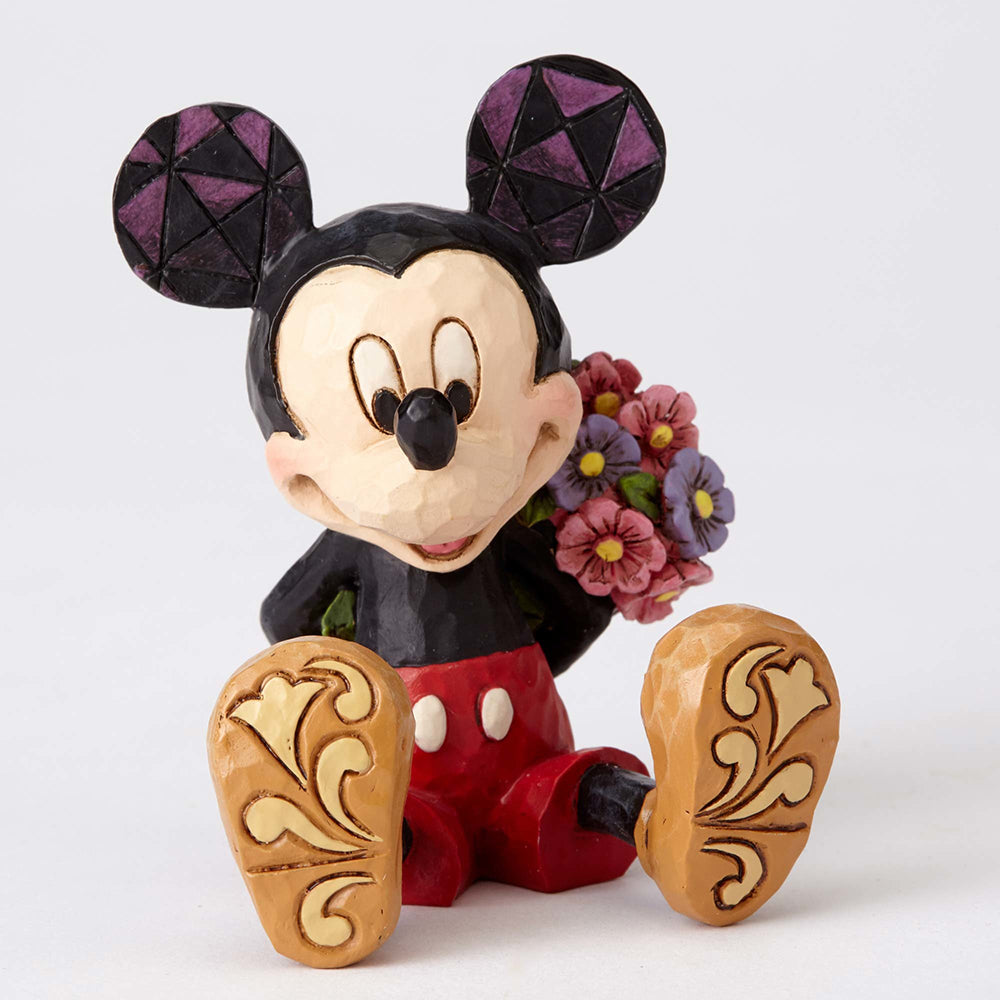 Mini Mickey Mouse with Flowers | Disney | DISNEY TRADITIONS BY JIM SHORE
