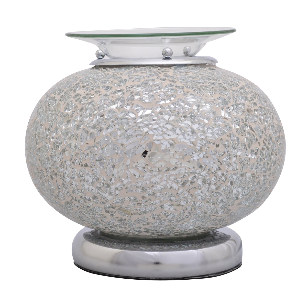 Aroma Orb Lamp | Silver Mosaic