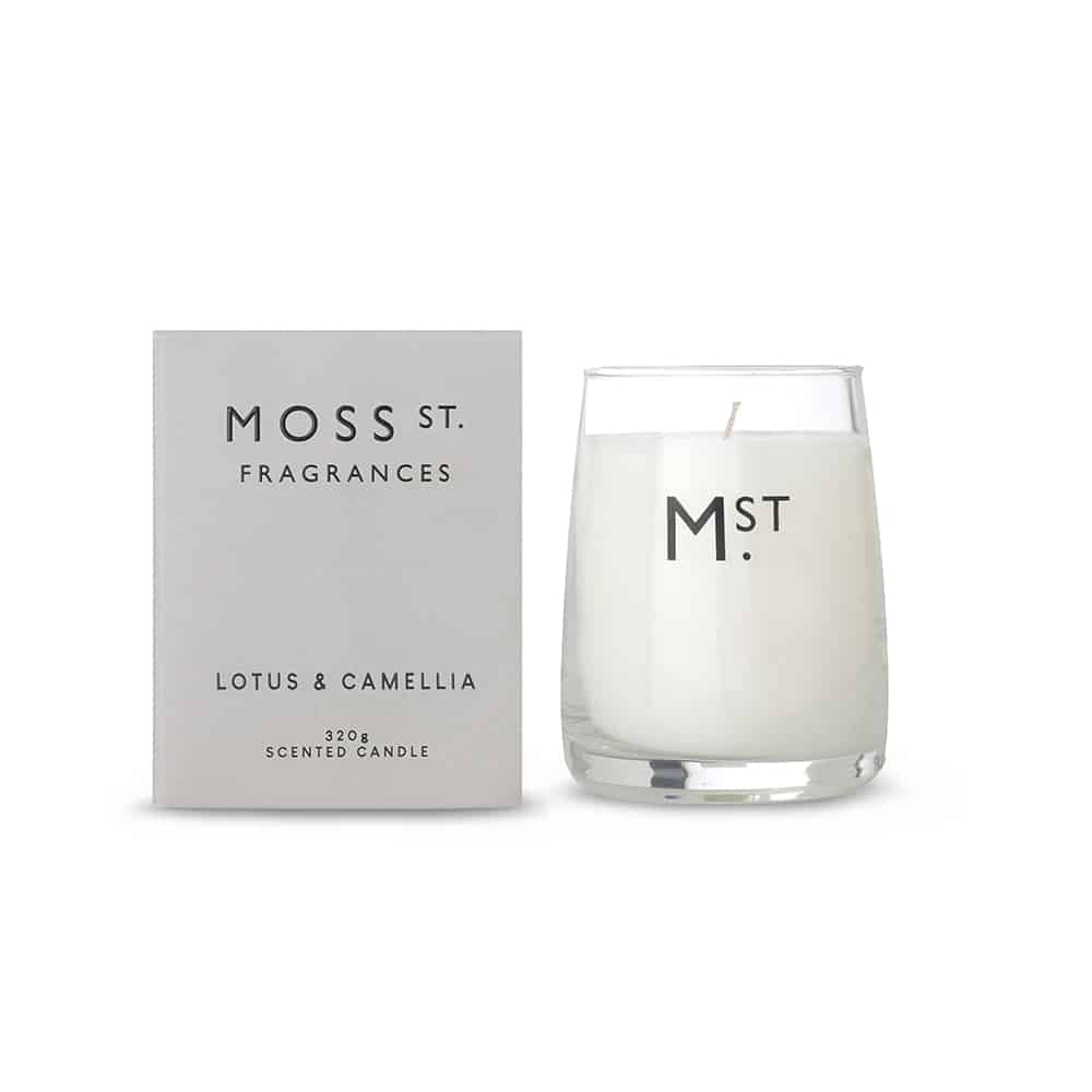 Lotus &amp; Camellia | Candle 320g | MOSS ST