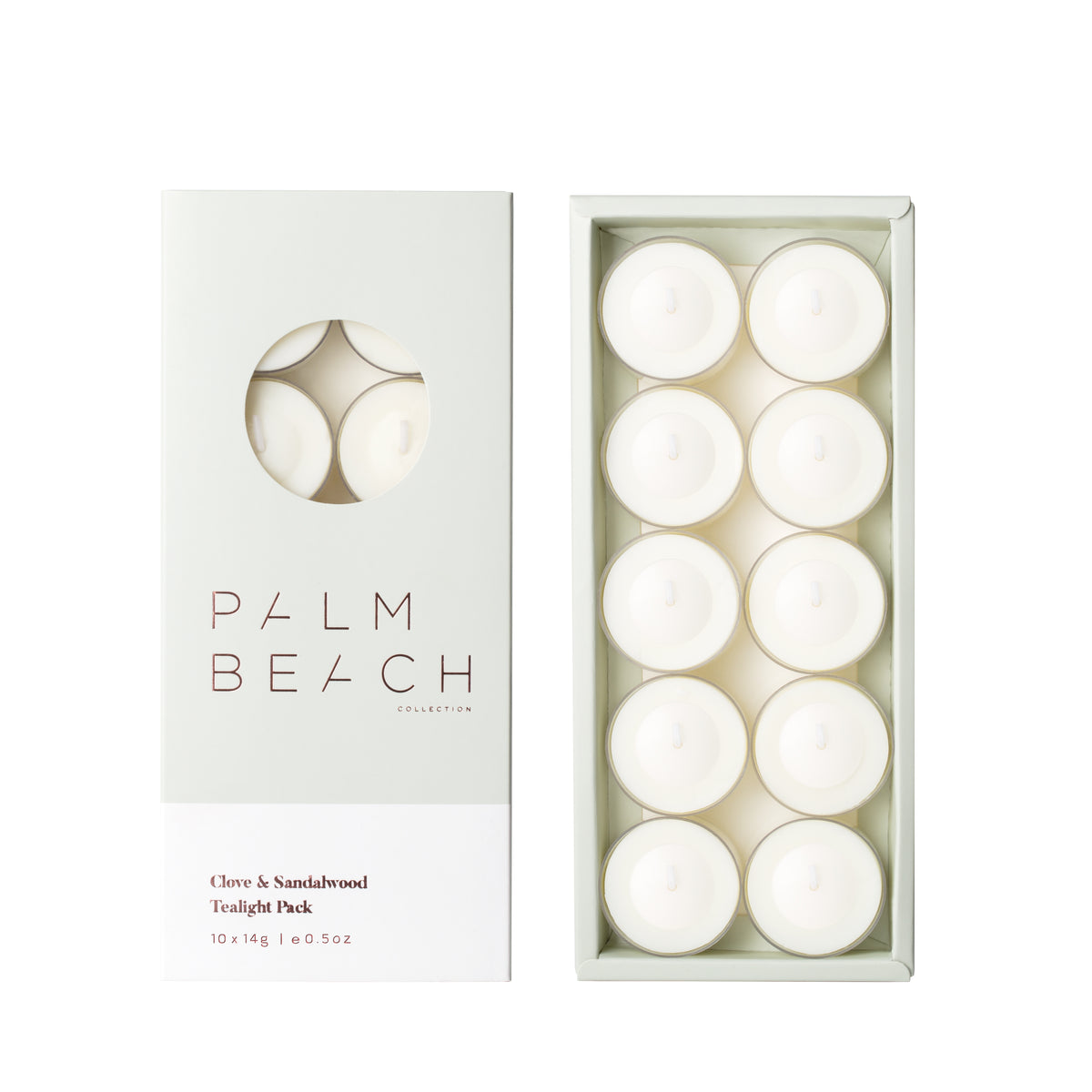 Palm Beach Collection Clove &amp; Sandalwood | Tealight Pack 10 x 14g