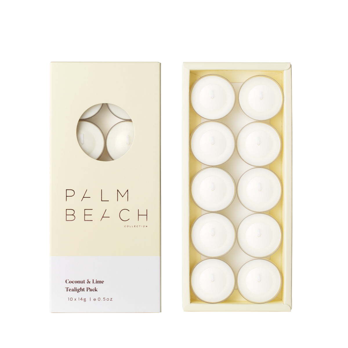 Palm Beach Collection Coconut &amp; Lime |  Tealight Pack 10 x 14g