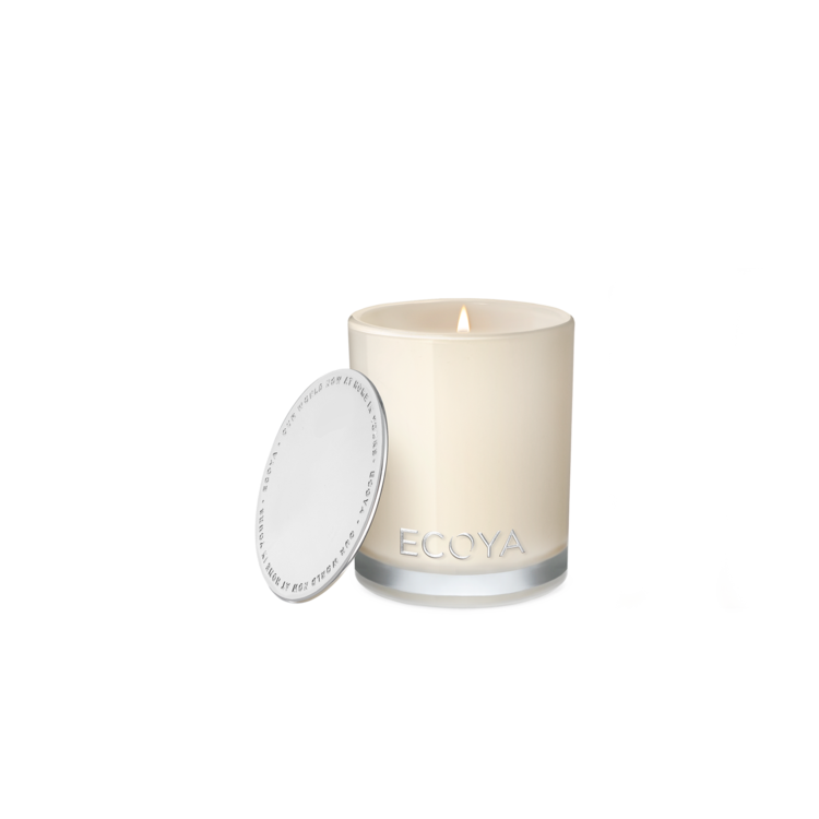 ECOYA Coconut &amp; Elderflower | 80g Mini Madison Jar Candle | ECOYA