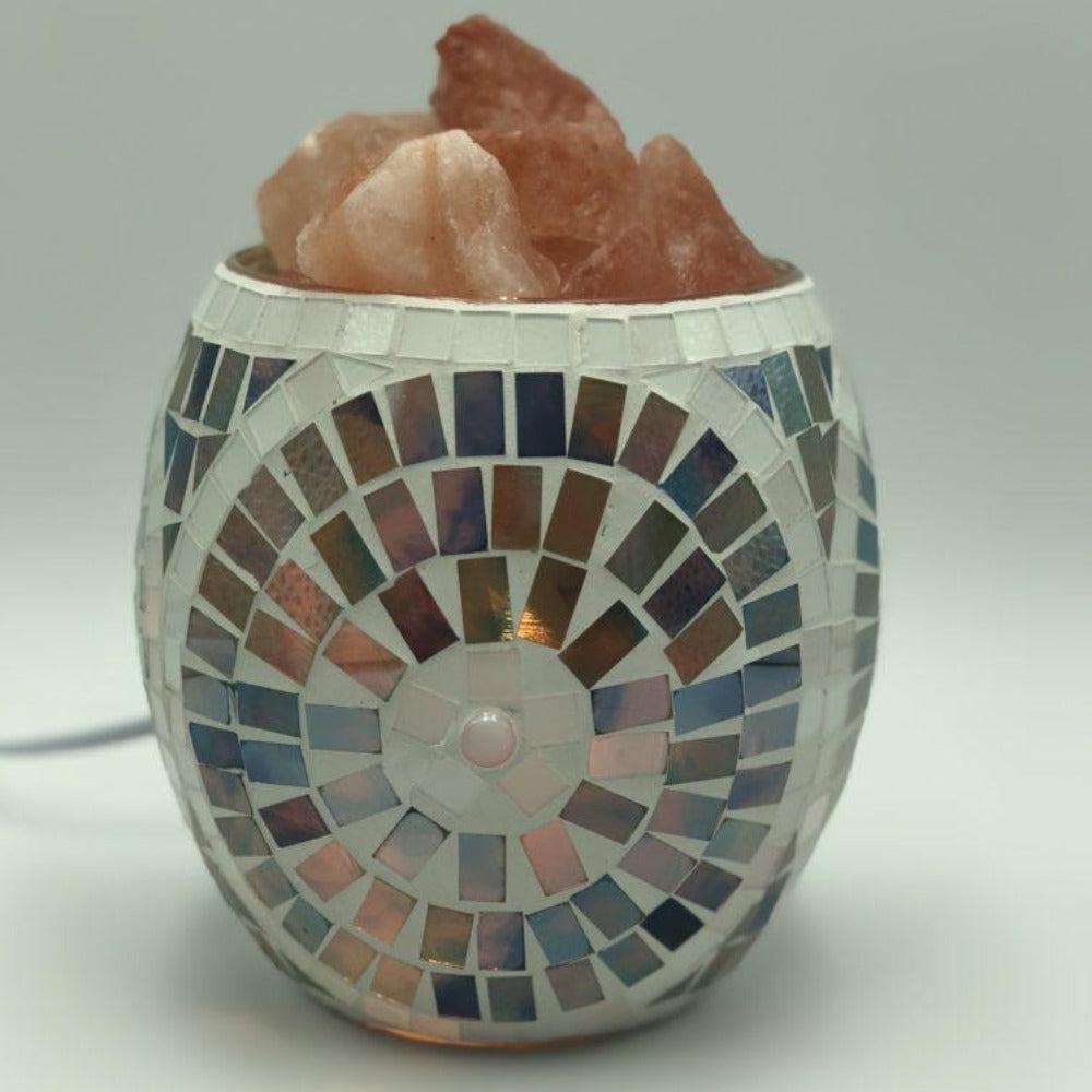 Green Aztec | Mosaic Vase Lamp | EARTH SALTZ
