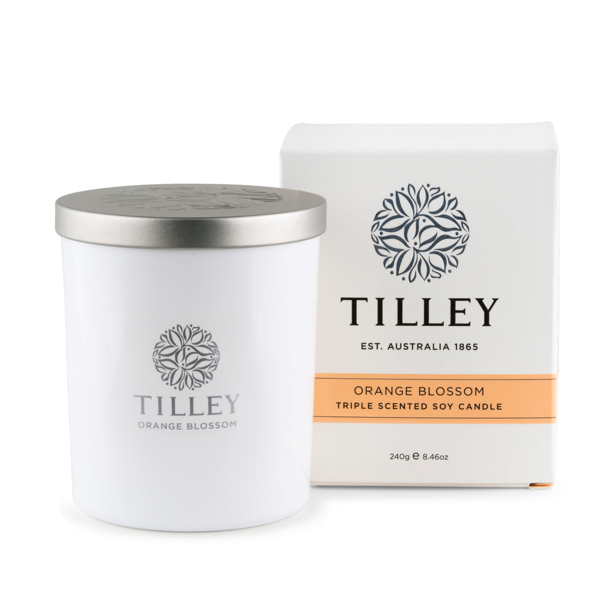 Orange Blossom Soy Candle 240g / 45 Hour