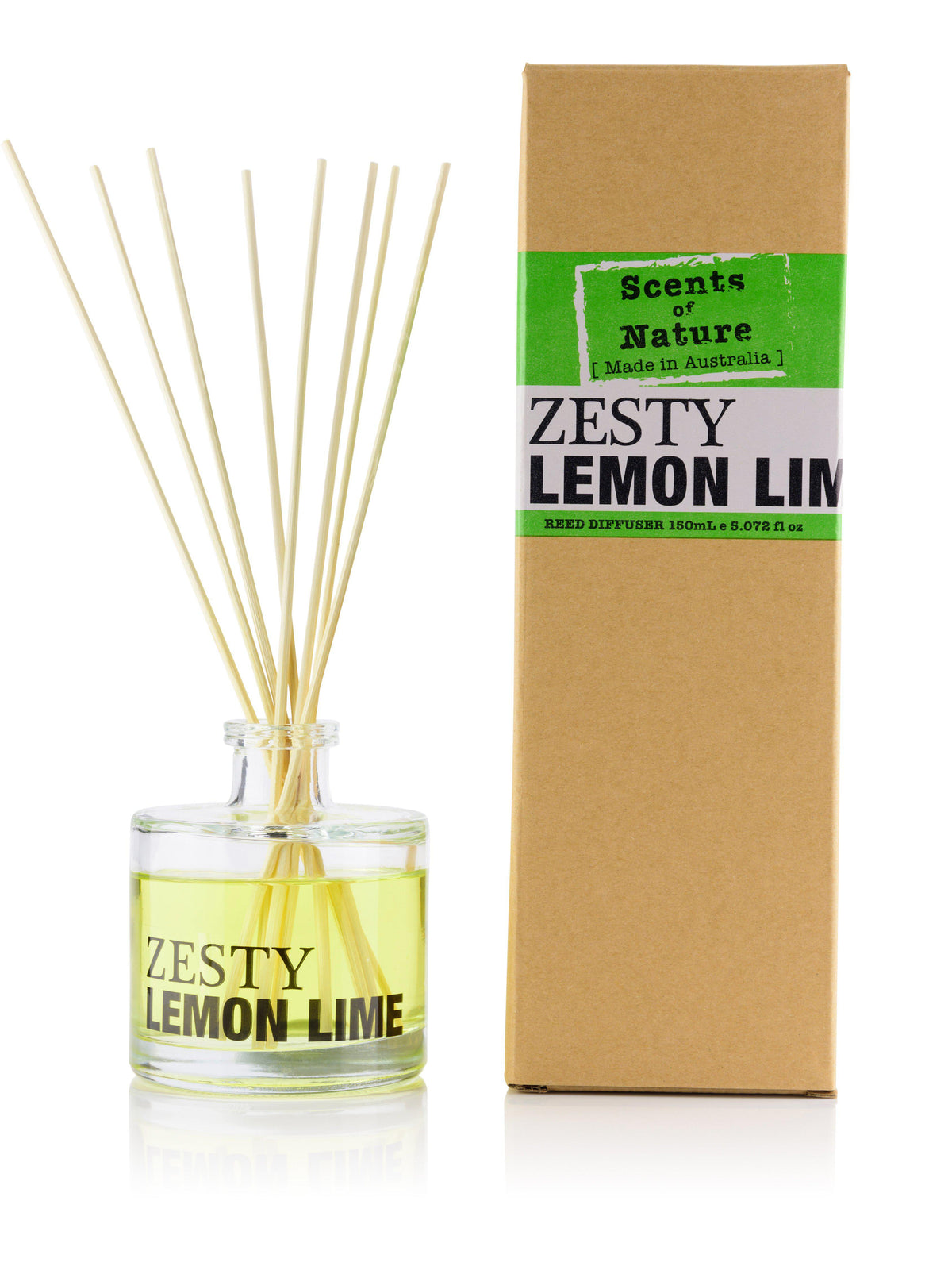 Scents of Nature by Tilley Reed Diffuser (150ml) - Zesty Lemon Lime