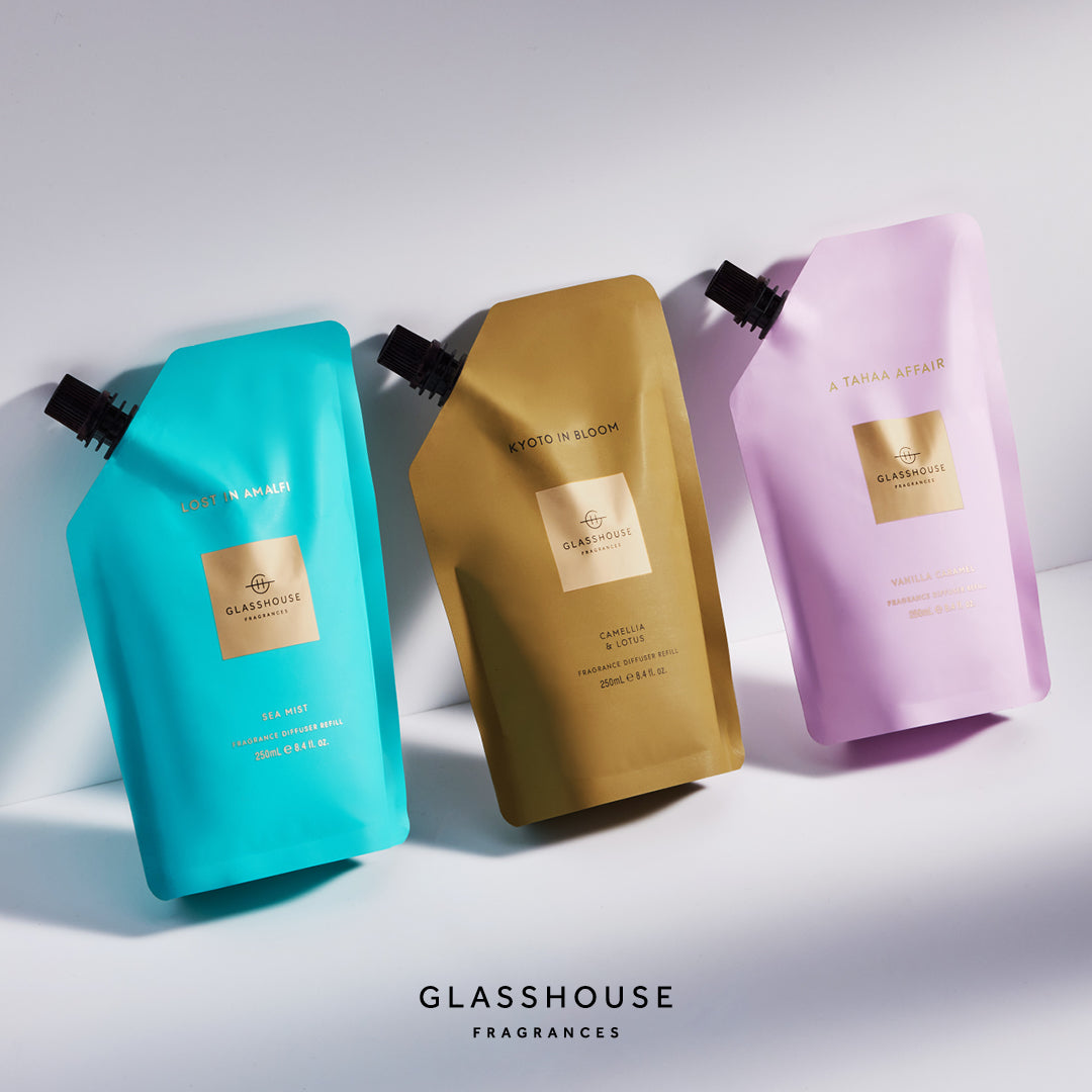 Glasshouse Fragrances A Tahaa Affair | Vanilla Caramel 250ml Fragrance Diffuser Refill