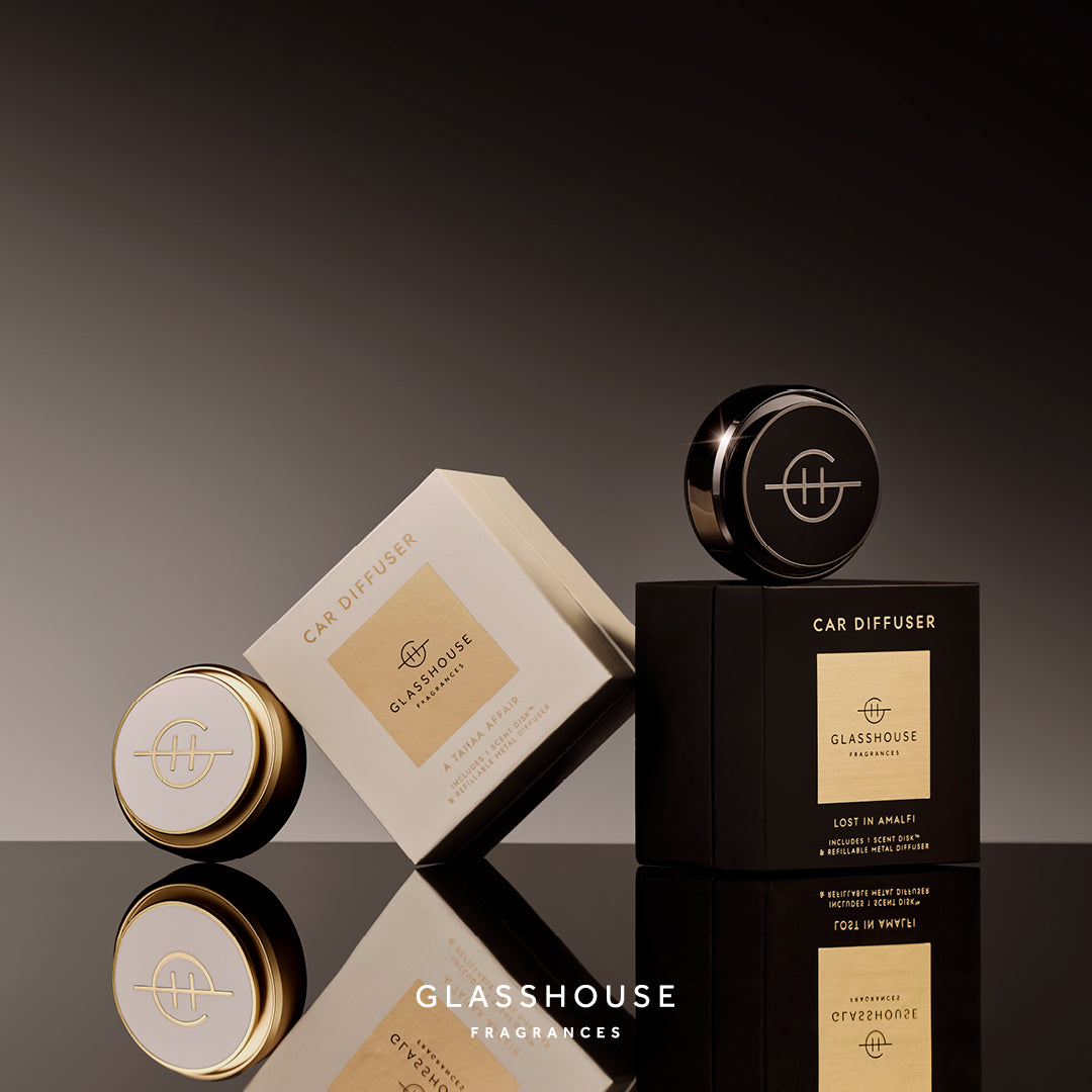 Glasshouse Fragrances A Tahaa Affair | Vanilla Caramel Car Diffuser
