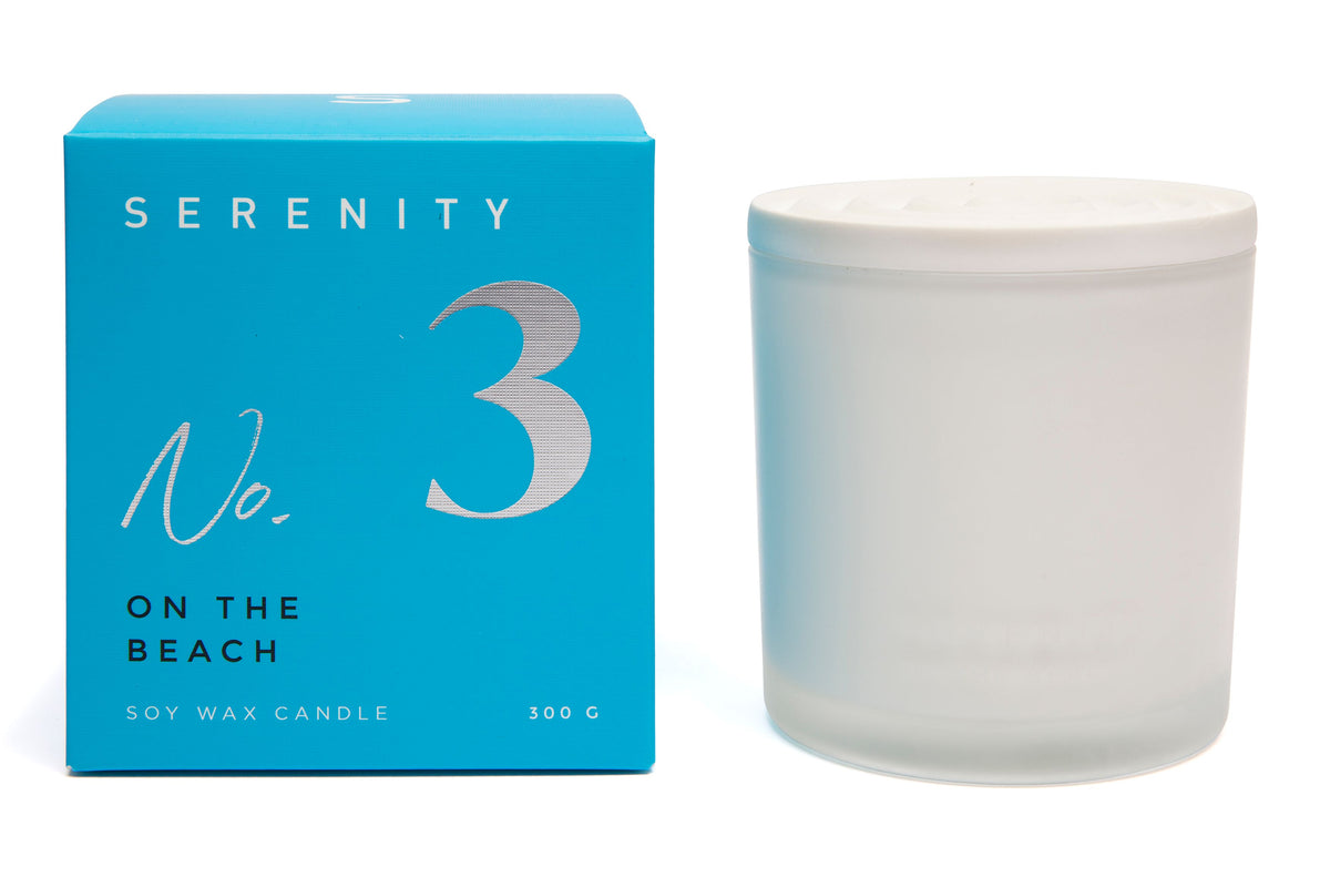 SIGNATURE - 3 ON THE BEACH | Candle 300g | SERENITY