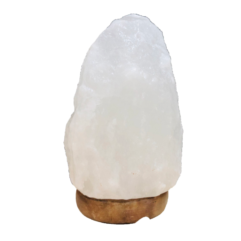 Natural Shape | White Salt Lamp 3-5 kg | EARTH SALTZ - Retreat Australia