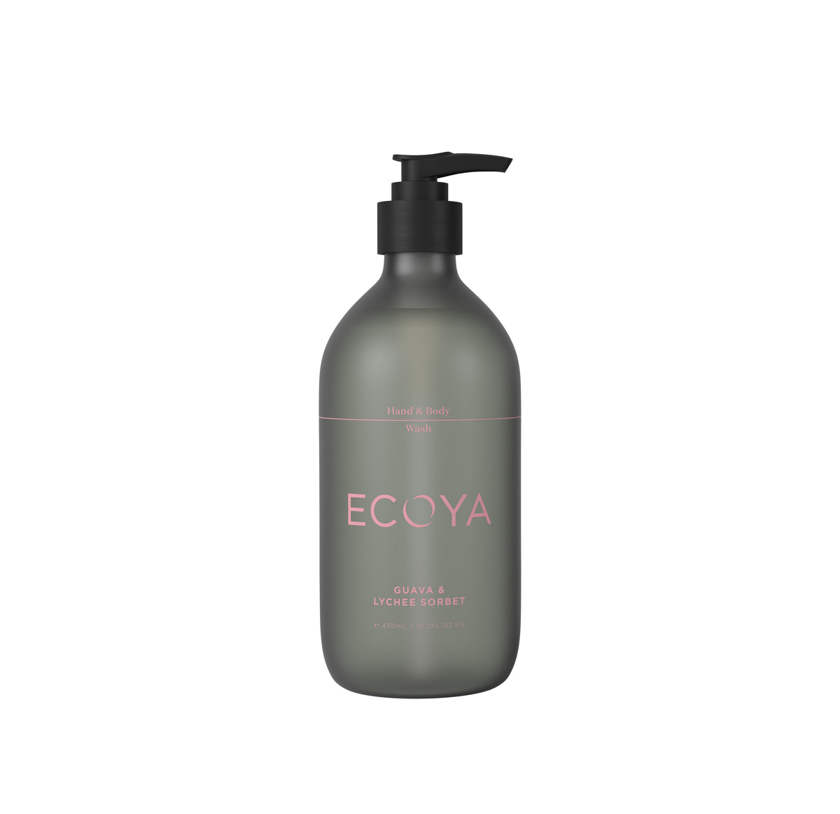 ECOYA Guava &amp; Lychee Sorbet | 450ml Hand &amp; Body Wash | ECOYA