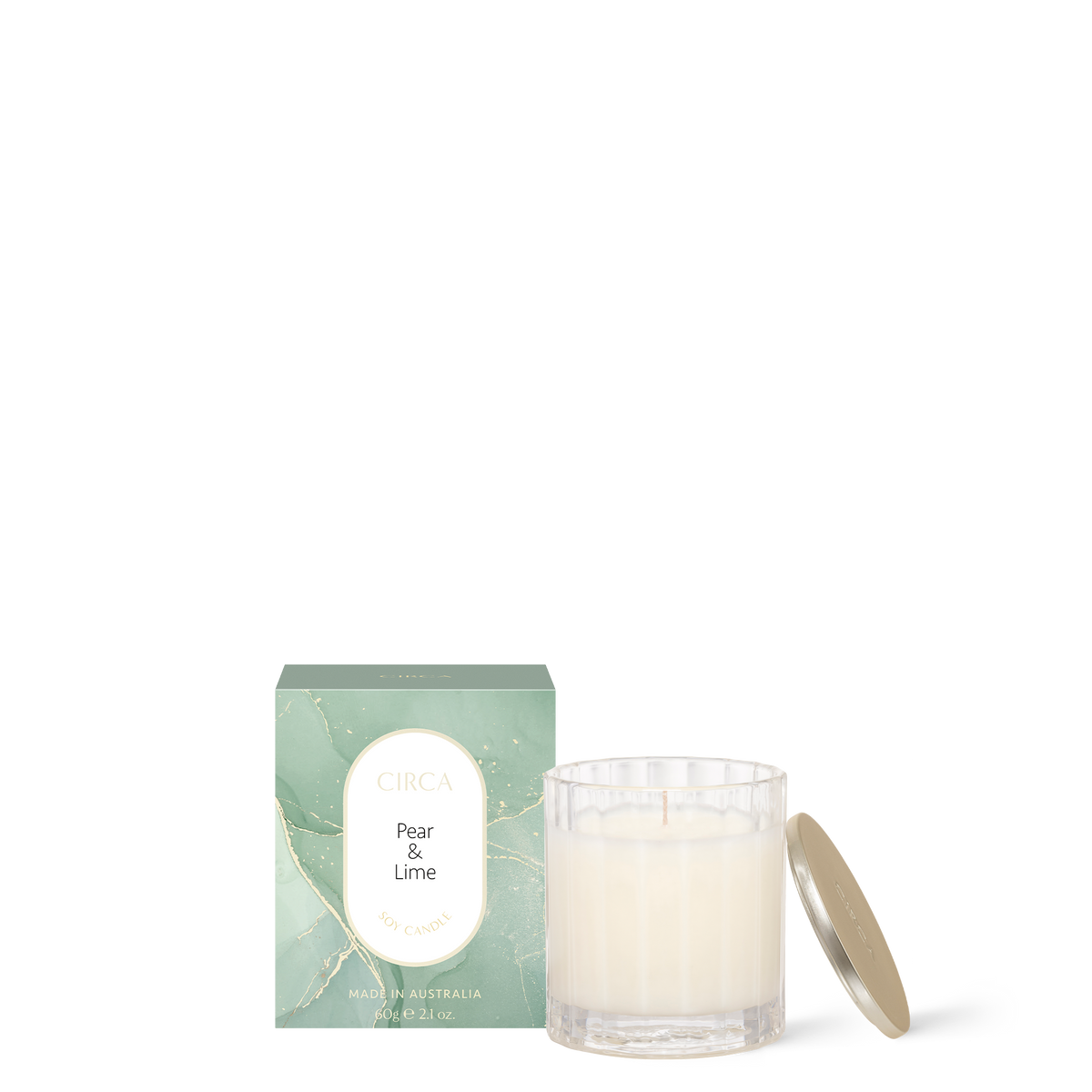 CIRCA Pear &amp; Lime | Soy Candle 60g
