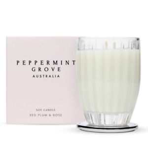 PEPPERMINT GROVE Red Plum &amp; Rose | Candle 370g